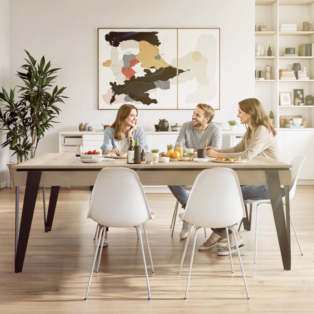 table de warhammer transformée en table à manger